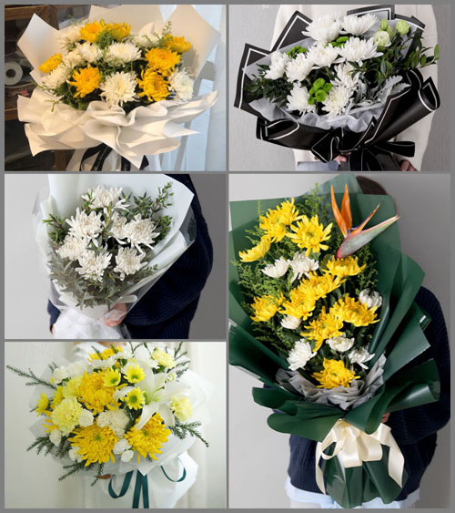 浙江省绍兴诸暨市直埠镇白事花束代送